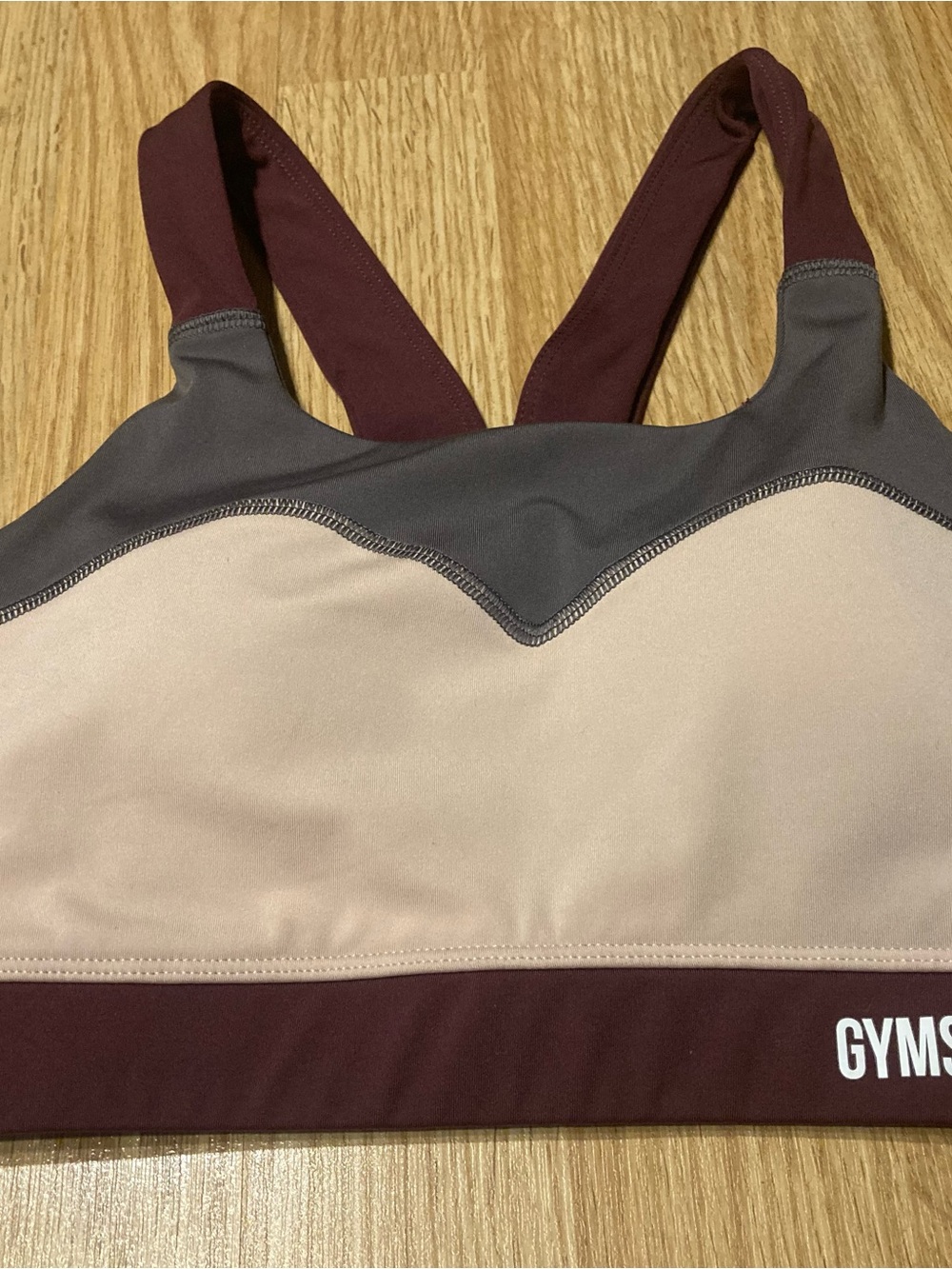 Gymshark Illusion Color blocked Sports Bra XS